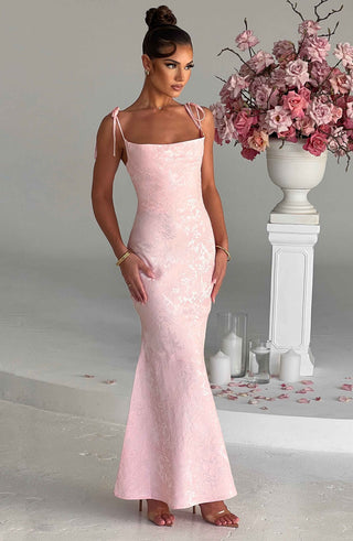 Whitney Maxi Dress - Blush - glavon