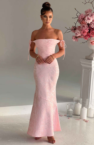 Whitney Maxi Dress - Blush - glavon