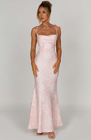 Whitney Maxi Dress - Blush - glavon