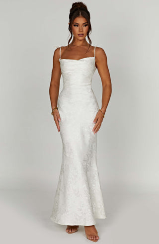Whitney Maxi Dress - Ivory - glavon