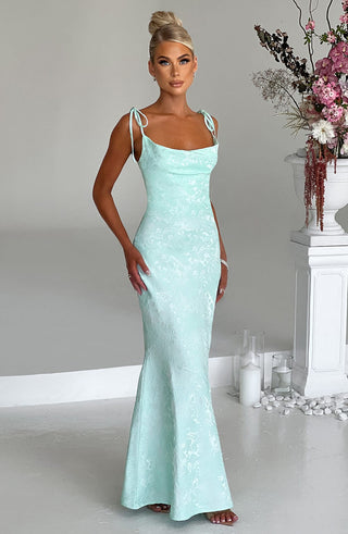 Whitney Maxi Dress - Mint - glavon