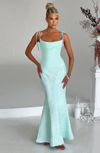 Whitney Maxi Dress - Mint - glavon