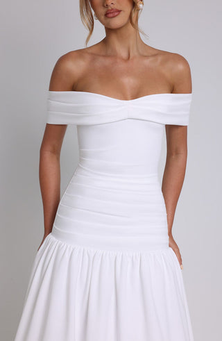 Wilhelmina Midaxi Dress - Ivory - glavon
