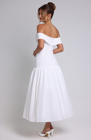 Wilhelmina Midaxi Dress - Ivory - glavon