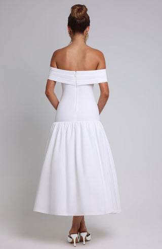 Wilhelmina Midaxi Dress - Ivory - glavon
