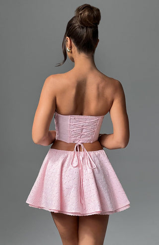 Winnie Mini Skirt - Blush - glavon