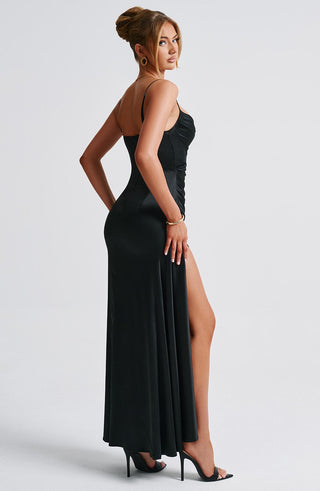 Winona Maxi Dress - Black - glavon