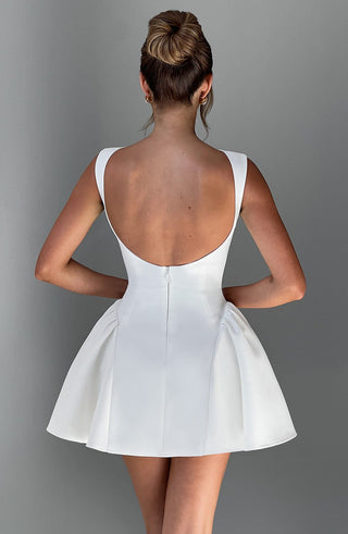Yalina Mini Dress - Ivory - glavon