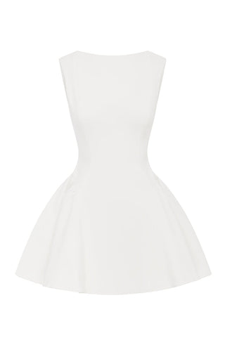 Yalina Mini Dress - Ivory - glavon
