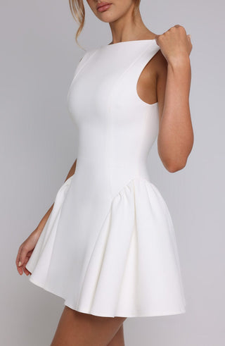 Yalina Mini Dress - Ivory - glavon