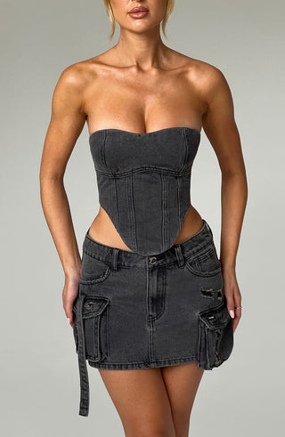 Yasie Corset - Black - glavon