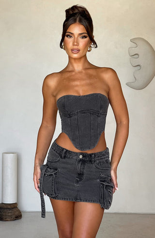 Yasie Corset - Black - glavon