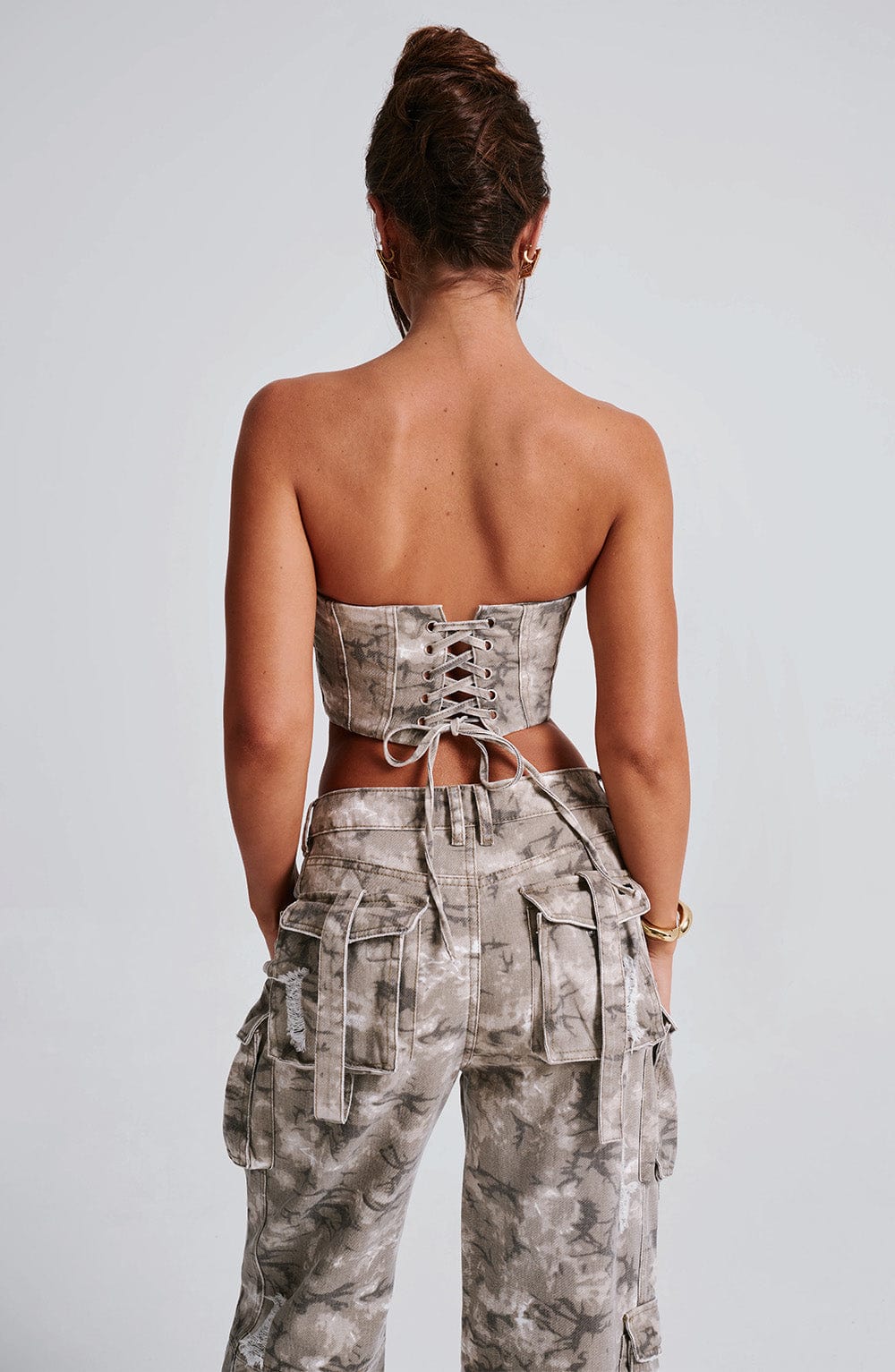 Yasie Corset - Camo Print - Napalia