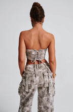 Yasie Corset - Camo Print - Napalia
