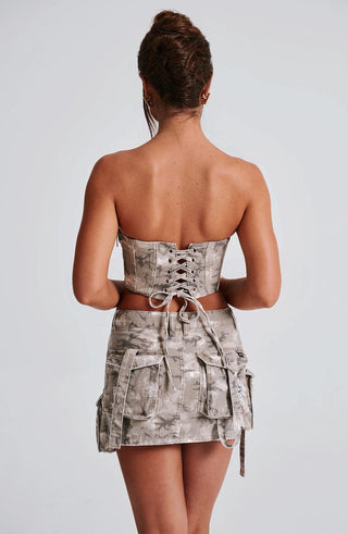 Yasie Corset - Camo Print - glavon