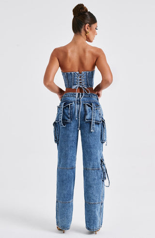 Yasie Corset - Dark Wash - glavon