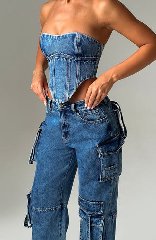 Yasie Corset - Dark Wash - glavon