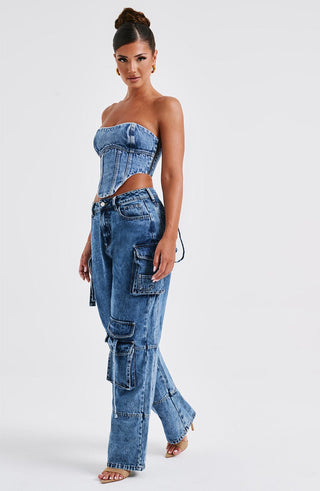 Yasie Corset - Dark Wash - glavon