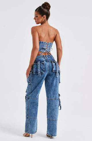 Yasie Corset - Dark Wash - glavon