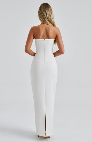 Yulia Maxi Dress - Ivory - glavon