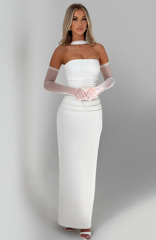 Yulia Maxi Dress - Ivory - glavon
