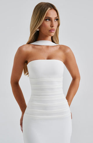 Yulia Maxi Dress - Ivory - glavon