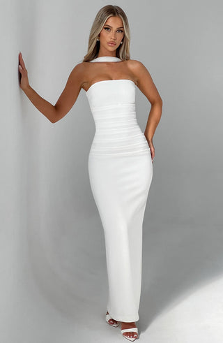 Yulia Maxi Dress - Ivory - glavon