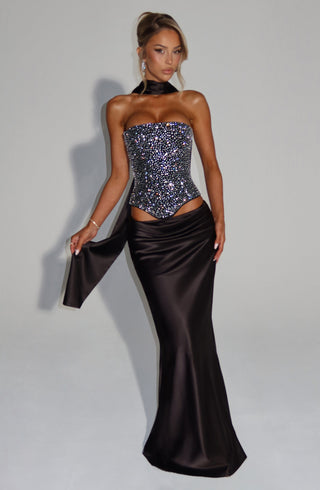Yvette Corset - Black - glavon