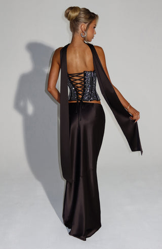 Yvette Corset - Black - glavon