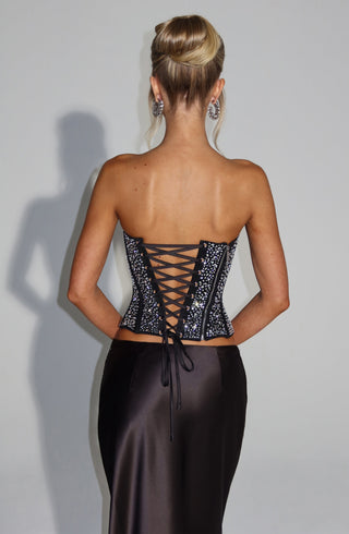 Yvette Corset - Black - glavon