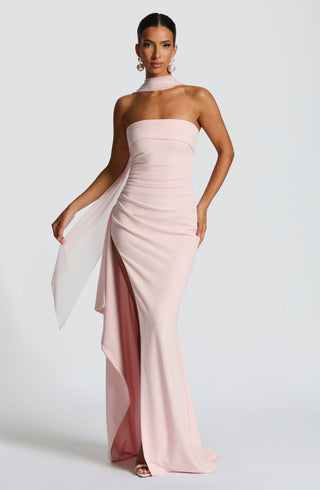 Zafira Maxi Dress - Blush - glavon